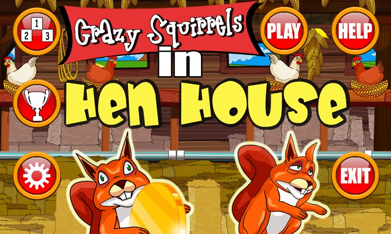 Crazy Squirrels - Hen House截图1