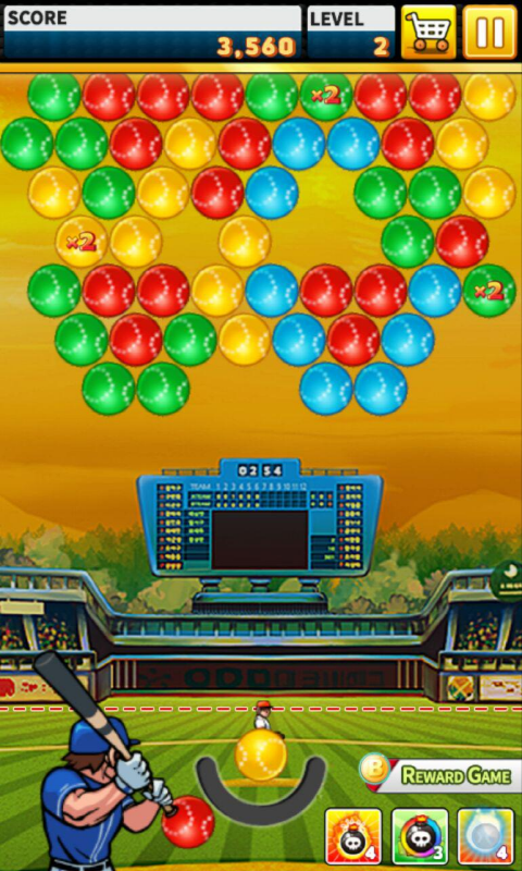 Bubble Shooter Baseball截图1