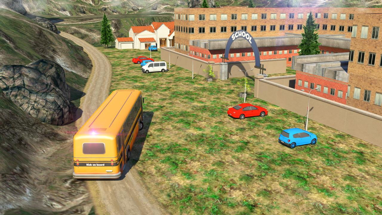 School Bus: Up Hill Driving截图5