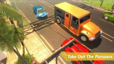 Bank Security Van Sniper - Cash Car Action Games截图3