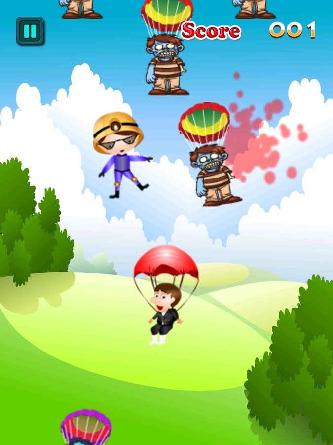 Zombie Skydiver Panic Freefall截图5