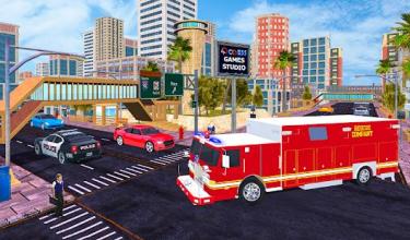 Firefighter Rescue Simulator 3D截图5