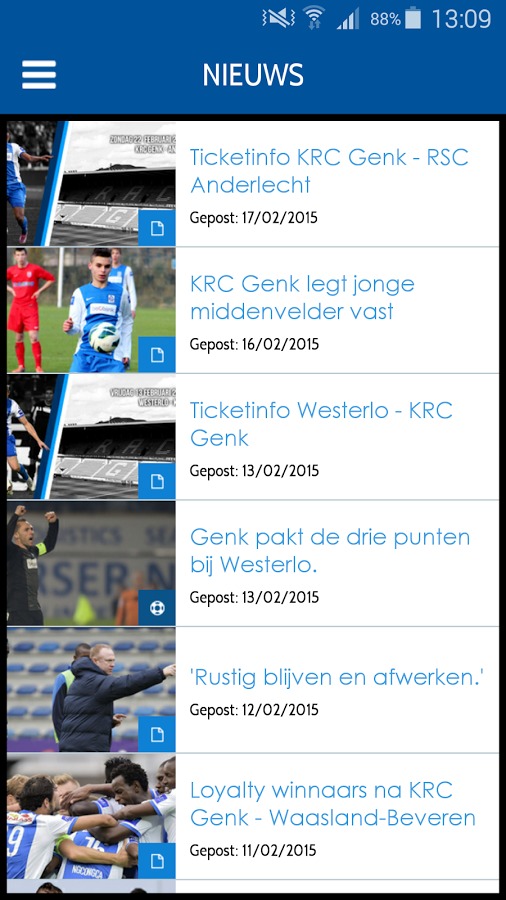 KRC Genk Official App截图5