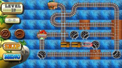 Train Track Maze Puzzle截图1