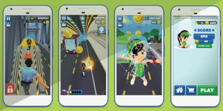 Surfer Girl Subway Running Game 2019截图1