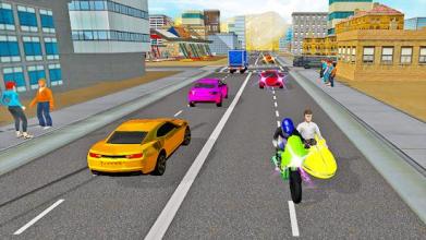 Motorbike Taxi Highway Traffic Moto Driver 2018截图3