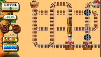 Train Track Maze Puzzle截图2