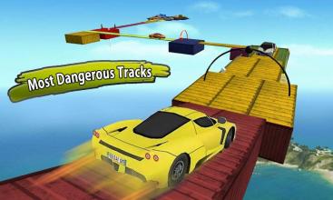 Racing Car Stunt On Impossible Track截图3