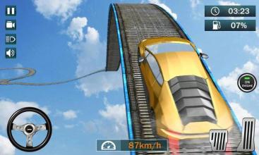 Skyline Impossile Stunt Car Challenge 3D截图1