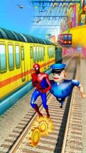 Super Train Superheroes Raider Dash : Subway Surf截图5