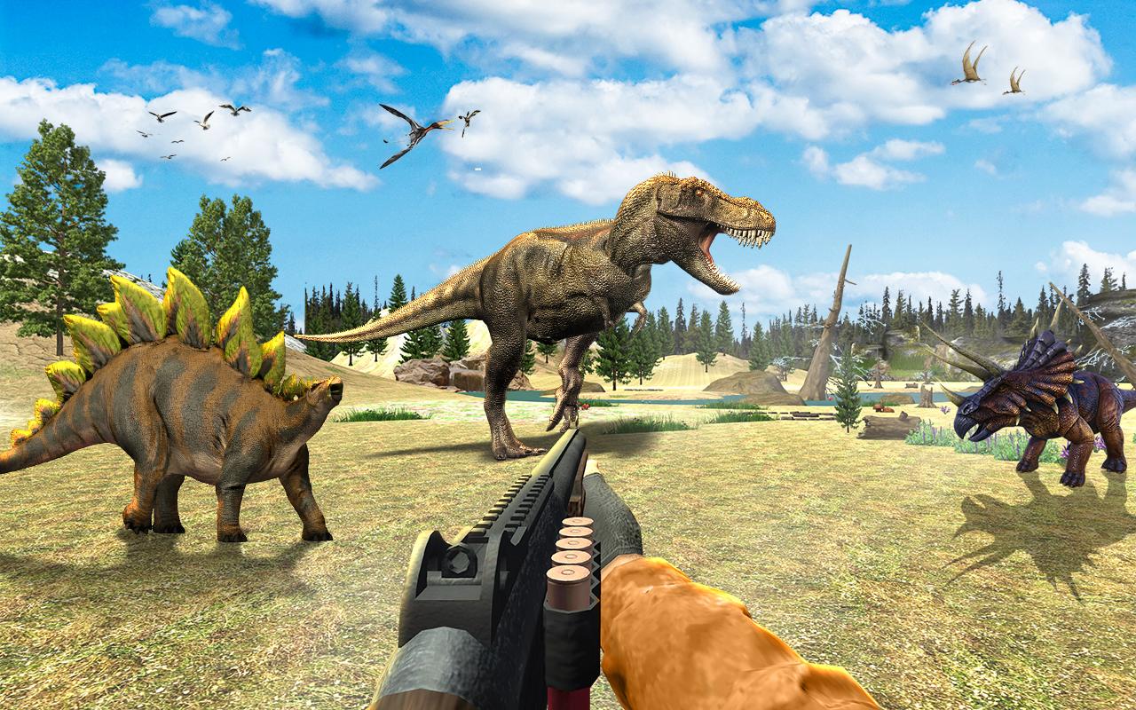 Dinosaurs Hunter Wild Jungle Animals Safari 2截图1