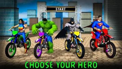 Superhero Tricky Bike Stunt Rider截图2