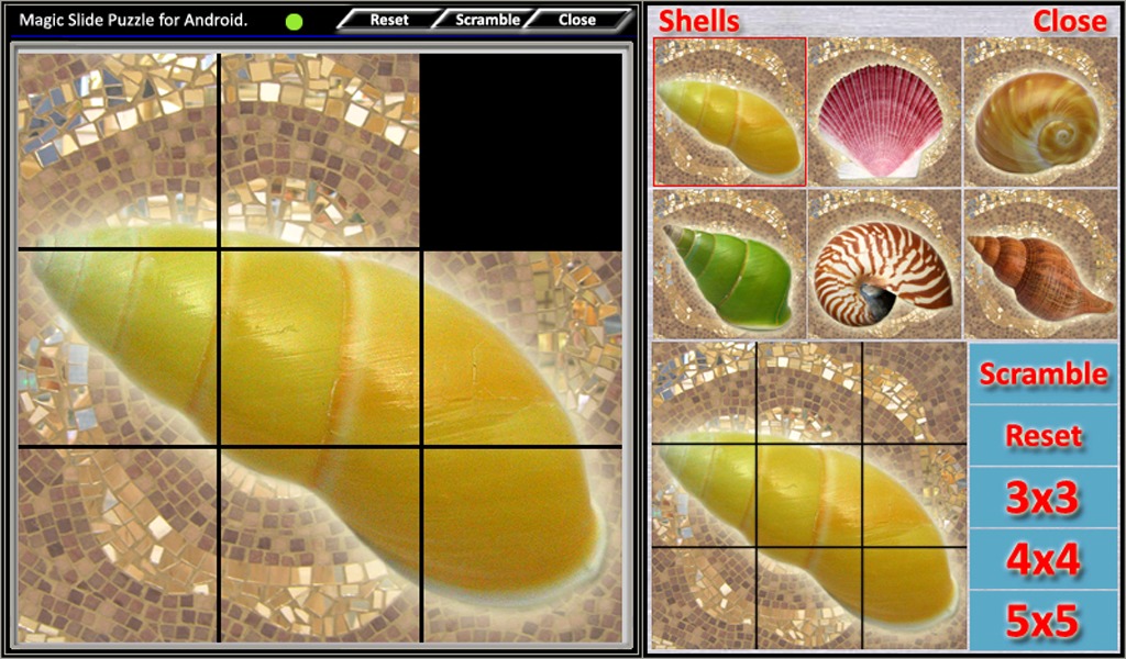 Magic Slide Puzzle Shells截图2