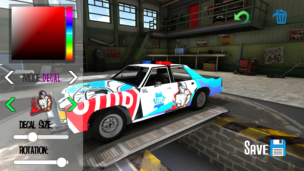 Police Car Drift Simulator截图2