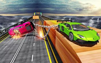 Impossible Chained Car Stunt Driving截图1