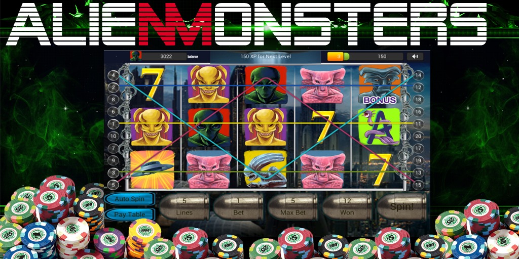 Alien Monsters Slots截图3