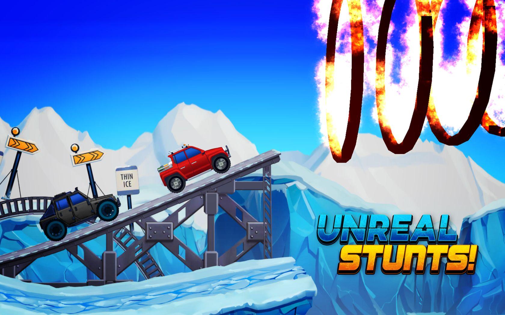 Arctic roads: car racing game截图2