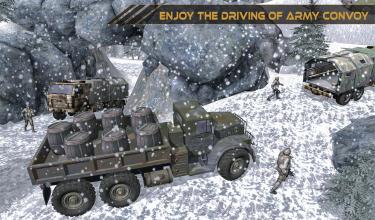 Dirt Road Army Truck Mountain Delivery截图4