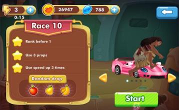 Princess Moa Kart : Racing Transformer Car 3D截图5