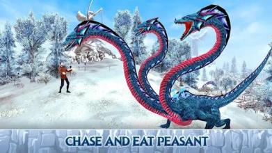 Hydra Monster Snake Survival Simulator 3D截图2