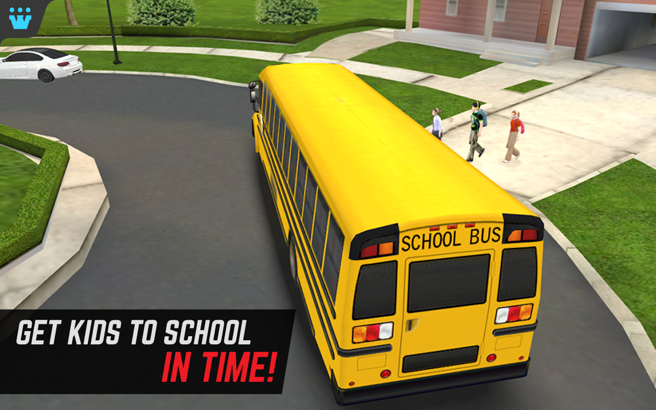 Super School Driver 3D截图2