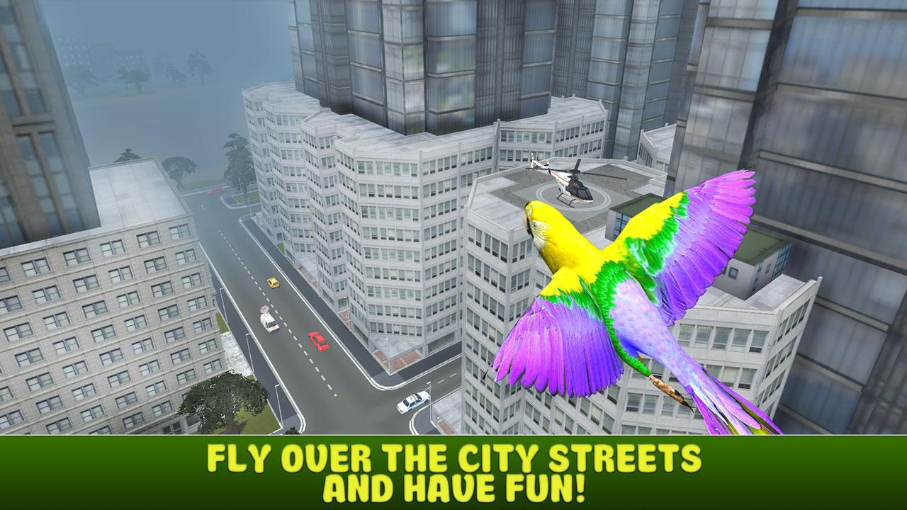 City Bird Parrot Simulator 3D截图5