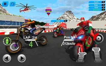 Ultimate Bat Hero Bike Stunts 2018截图4