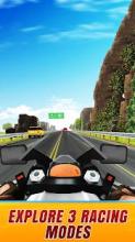 Moto Racer : City Highway Bike Traffic Rider Game截图2