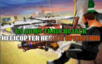 US Army Train Hijack: Helicopter Rescue Operation截图1