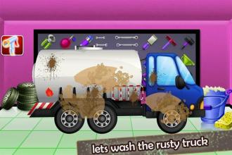 Truck Wash & Repair Workshop Gas Station Kids Game截图1