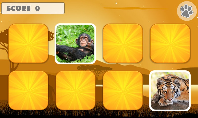 Animal Memory Games for Kids截图1