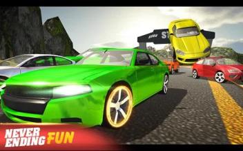 Crazy Racing Turbo Simulator Rigorous Bumpy Ride截图1