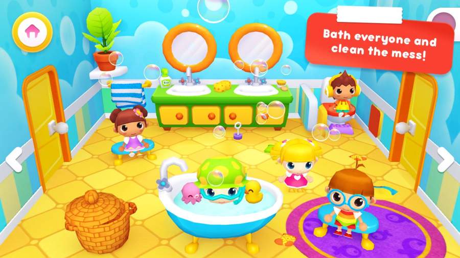 Happy Daycare Stories - School playhouse baby care截图1