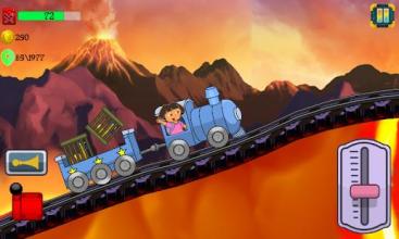 Little Dora Kids Train Adventures - dora game free截图1