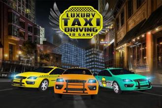 Luxury Taxi Driving 3D Game截图1