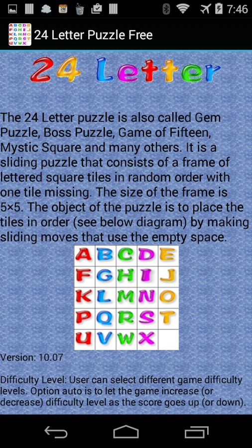 24 Letter Puzzle Free截图4