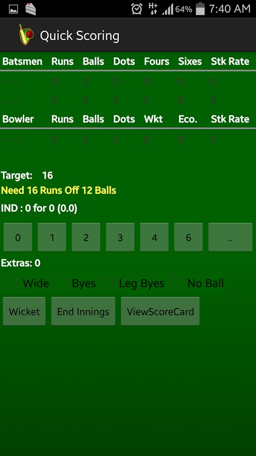 Quick Cricket Scorer截图5