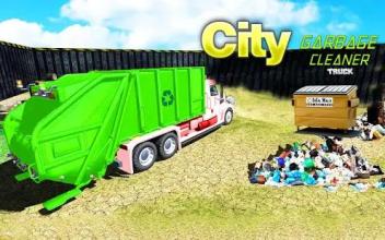 City Garbage Cleaner Truck Sim: Urban Trash Truck截图1