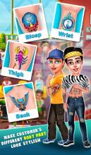 Tattoo Dash : Artistic Designs Shop Simulator Game截图1