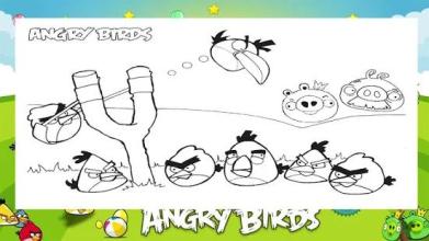 angry birds coloring book截图5