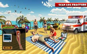 Beach Party Emergency Surgery Doctor Simulator 3D截图4