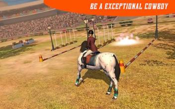 Real Horse Cowboy Racer: Riding Simulation Game 3D截图3