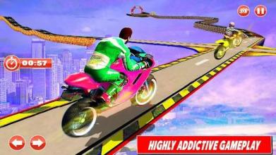 Impossible Crazy Bike Stunt Racing Drive 3D截图2