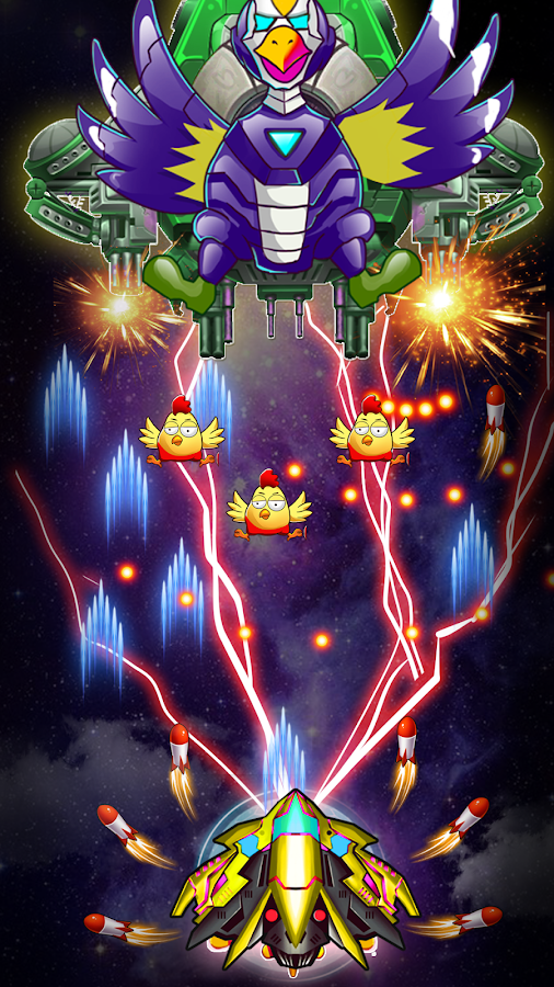 Galaxy Chicken Shooter Invaders截图2