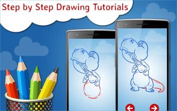 How to Draw Cartoon Dinosaurs Step by Step截图4