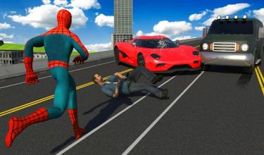 Flying Spider Hero City Rescue截图2