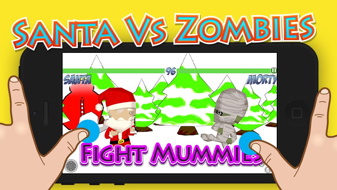 Santa Vs Zombies Fighting 3D截图3