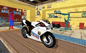 Bike Super Hero Stunt Driver Simulator截图1