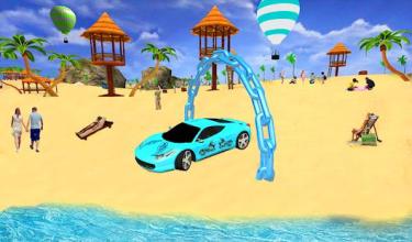 Water Floating Car Race截图3