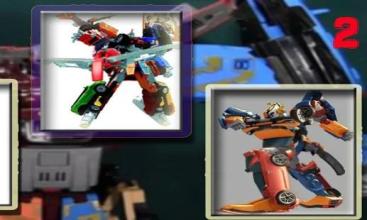 Super Tobot Giga 7 VS Super Tyran 2 Puzzle截图1